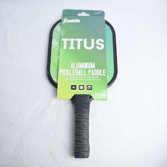Franklin Titus Aluminum Pickleball Paddle EVA Padded Grip Handle - Green - Picture 1 of 5